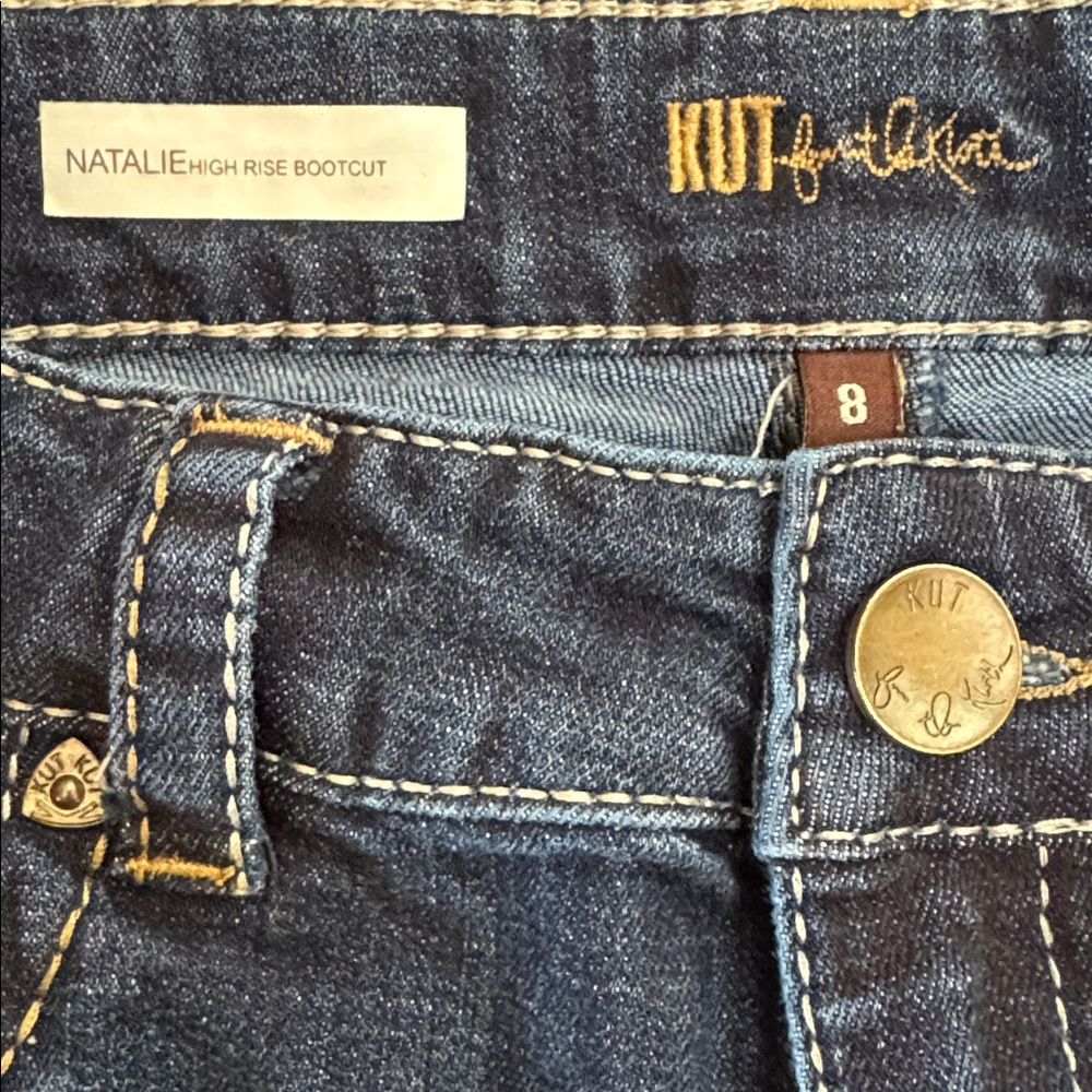 KUT from the Kloth Natalie High Rise Bootcut Jeans - Picture 2 of 6